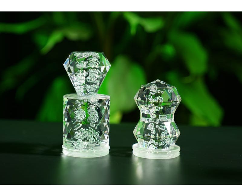 Pièces d'artisanat et de décoration en acrylique personnalisées, usinage CNC - CD01