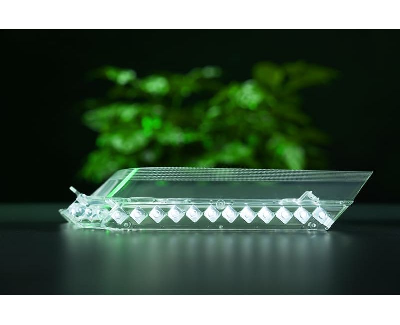 Pièces de guidage de lumière en acrylique personnalisées Fraisage CNC Pièces en PMMA - LGB02