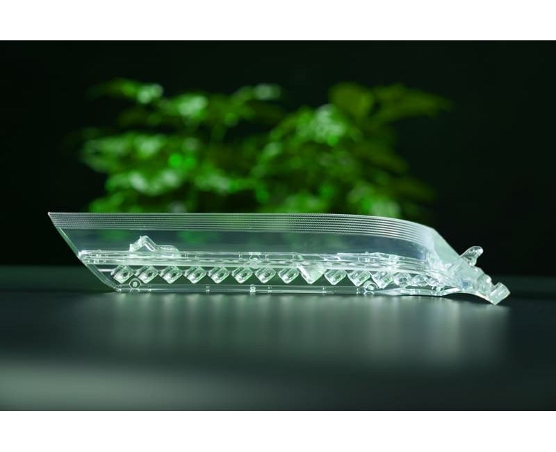 Pièces de guidage de lumière en acrylique personnalisées Fraisage CNC Pièces en PMMA - LGB02
