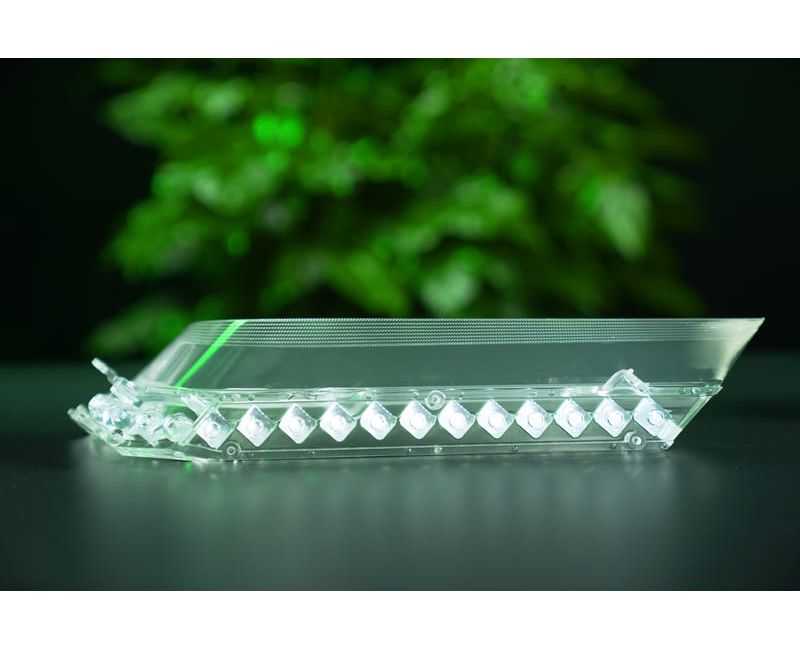 Pièces de guidage de lumière en acrylique personnalisées Fraisage CNC Pièces en PMMA - LGB02
