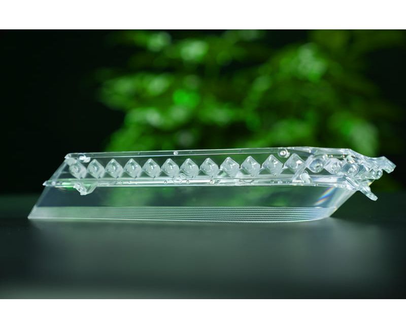 Pièces de guidage de lumière en acrylique personnalisées Fraisage CNC Pièces en PMMA - LGB02
