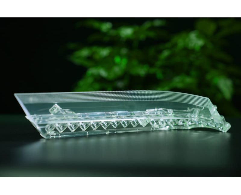 Pièces de guidage de lumière en acrylique personnalisées Fraisage CNC Pièces en PMMA - LGB02