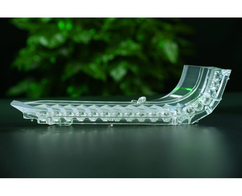 Pièces de guidage de lumière en acrylique personnalisées Fraisage CNC Pièces en PMMA - LGB02