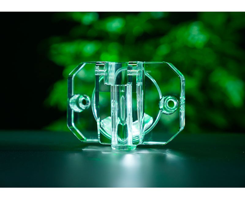 Pièces de crème glacée en acrylique personnalisées, usinage CNC PMMA - ICM01