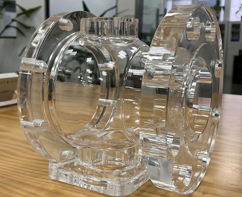 Pièces de précision personnalisées en acrylique PMMA à haute transparence - DP01