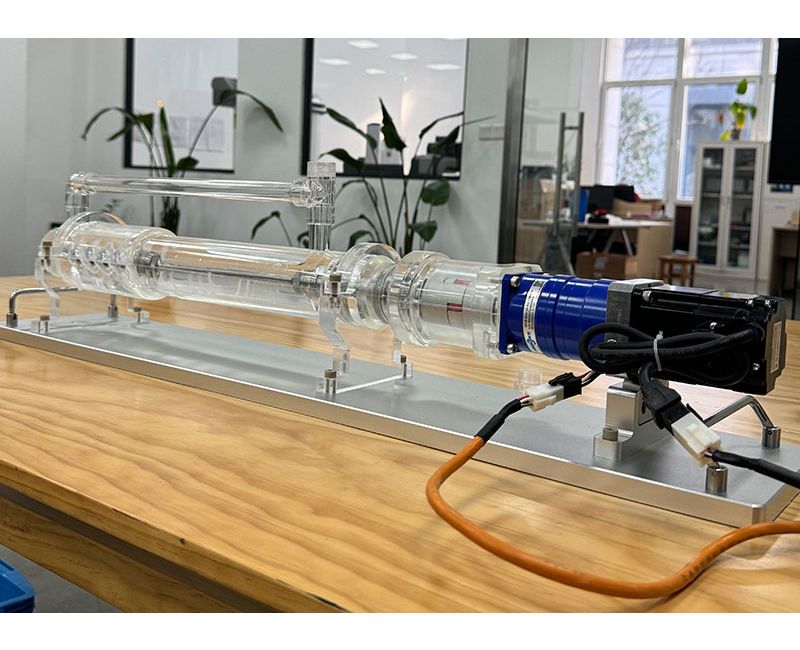 Pièces de précision de pompe à vis en acrylique usinées sur mesure - DP03