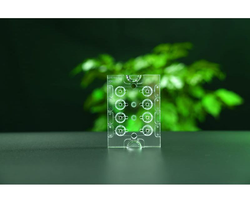 Pièces en plastique médical acrylique OEM Pièces en PMMA - Med03