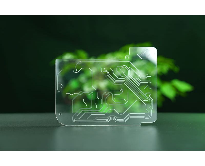 Puces microfluidiques acryliques personnalisées Pièces PMMA - Micro-01