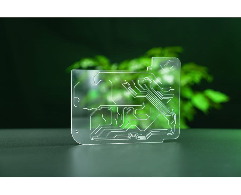 Puces microfluidiques acryliques personnalisées Pièces PMMA - Micro-01