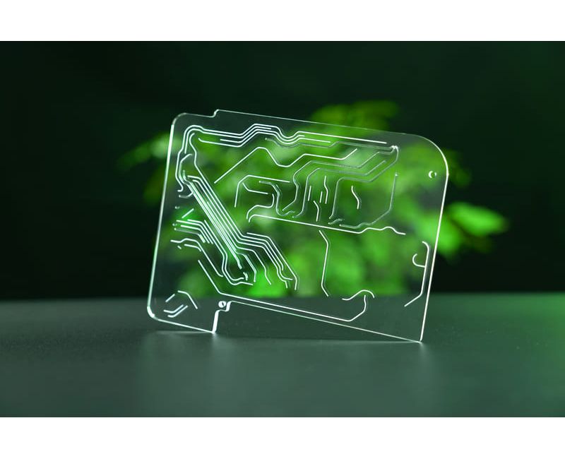 Puces microfluidiques acryliques personnalisées Pièces PMMA - Micro-01