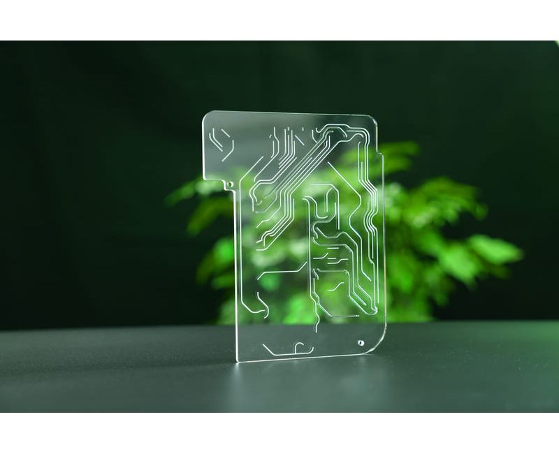 Puces microfluidiques acryliques personnalisées Pièces PMMA - Micro-01