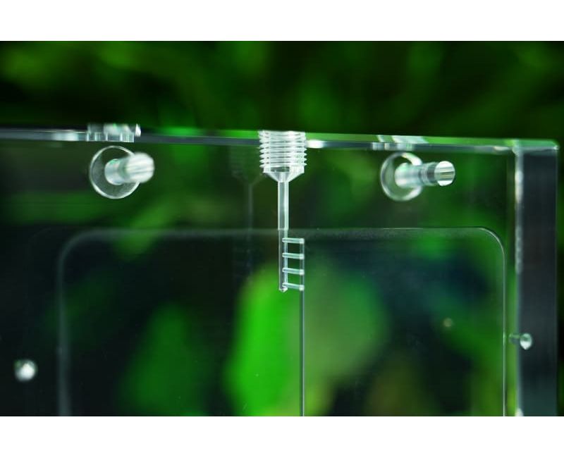 Pièces de traitement de l'eau en acrylique personnalisées Pièces en plastique transparent - WT03