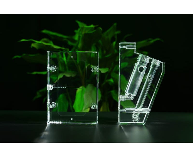Pièces de traitement de l'eau en acrylique personnalisées Pièces en plastique transparent - WT03